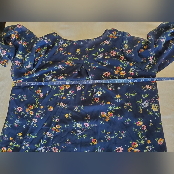 Floral Print Long Sleeve Two Blouse Bundle Women's Size 1X - Picture 6 of 16